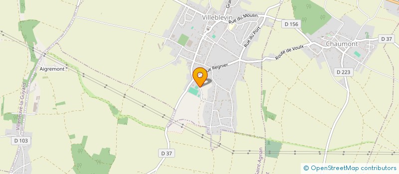 localisation de l'entreprise CHIC & ROTI  VILLEBLEVIN