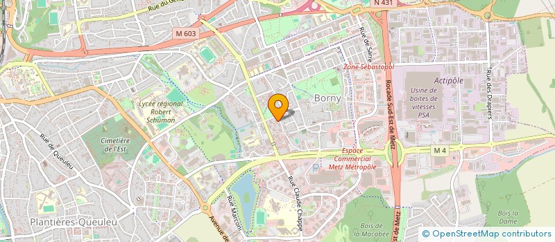 localisation de l'entreprise CHIC TRAVEL  METZ