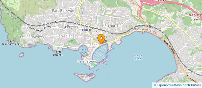 localisation de l'entreprise CHIC VAPOTE à BANDOL