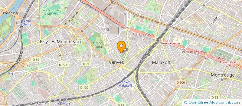 localisation de l'entreprise CHIC VTC PARIS à VANVES