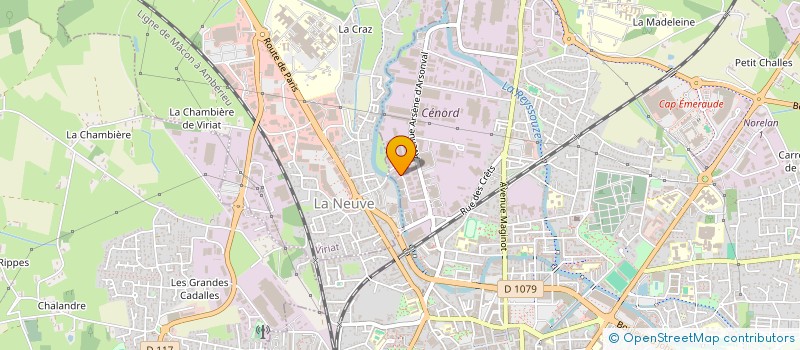 localisation de l'entreprise CHIC & WIN à BOURG-EN-BRESSE