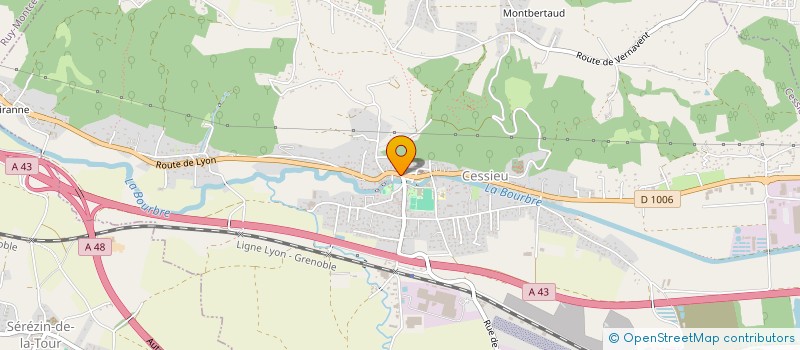 localisation de l'entreprise CHICA PIZZA  CESSIEU