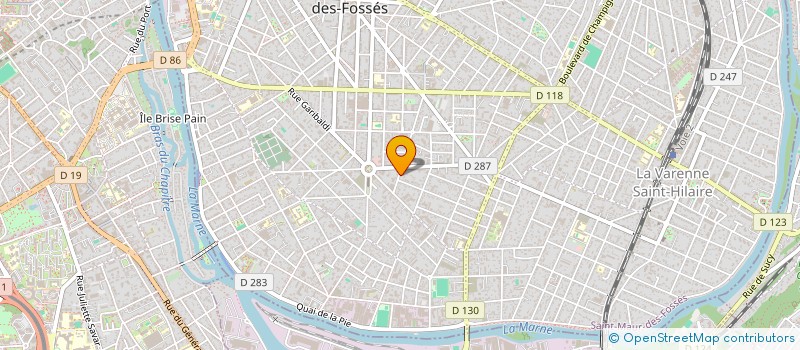 localisation de l'entreprise CHICADOM à SAINT-MAUR-DES-FOSSES