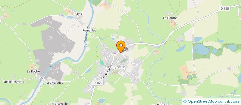 localisation de l'entreprise CHICAGO 1925  LA PEYRATTE