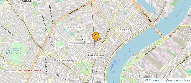 localisation de l'entreprise CHICAGO 1985  BORDEAUX