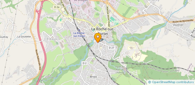 localisation de l'entreprise CHICAGO  LA ROCHE-SUR-FORON