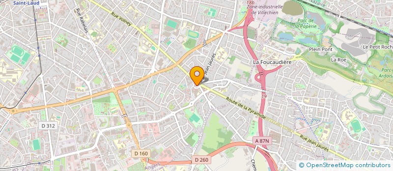 localisation de l'entreprise CHICAGO  ANGERS