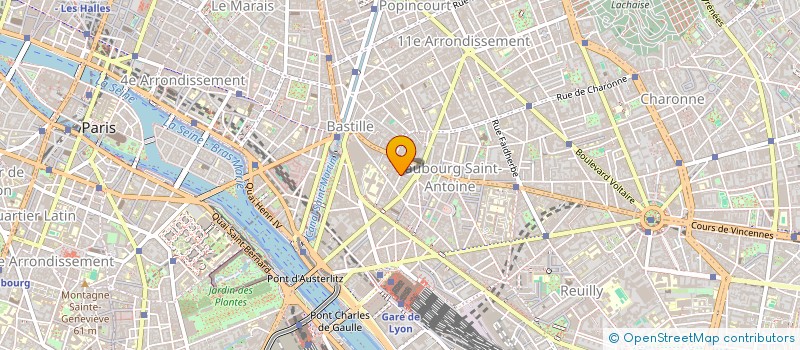 localisation de l'entreprise CHICAGO M.O.  PARIS