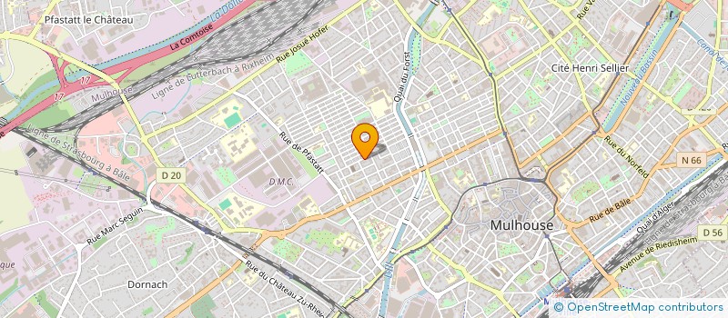 localisation de l'entreprise CHICAGO SMASH FOOD  MULHOUSE