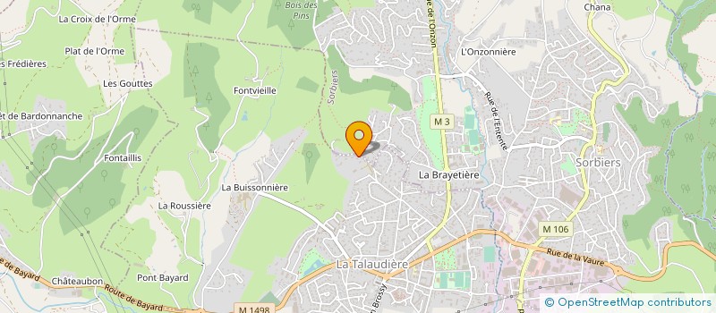 localisation de l'entreprise CHICAGO TEN  LA TALAUDIERE