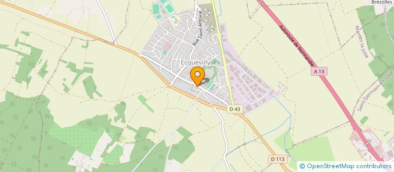 localisation de l'entreprise CHICAGO TRADING  ECQUEVILLY