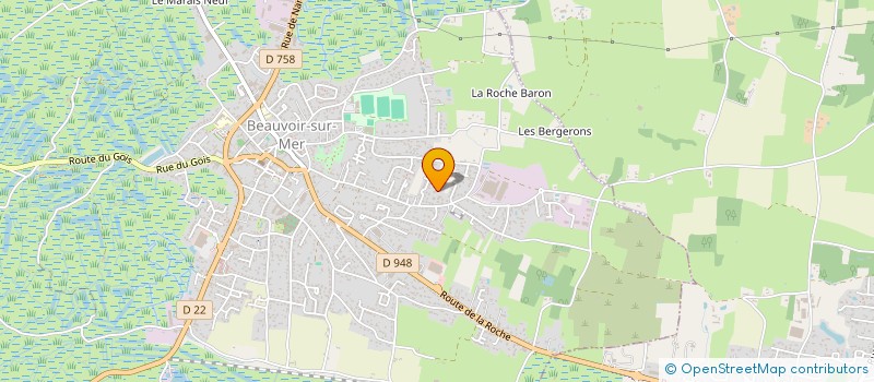 localisation de l'entreprise CHICANNA  BEAUVOIR-SUR-MER