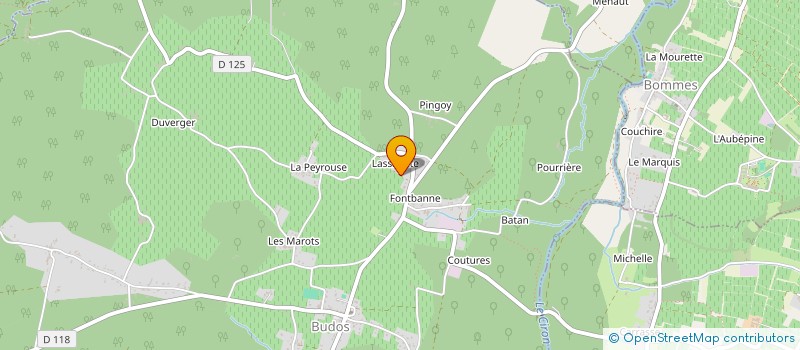 localisation de l'entreprise CHICAS  BUDOS