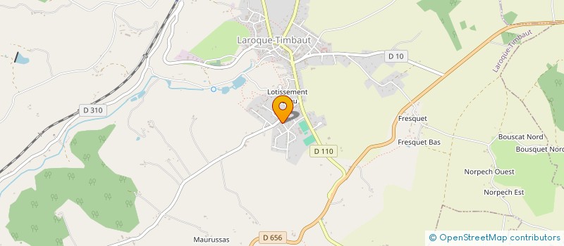 localisation de l'entreprise CHICDU47  LAROQUE-TIMBAUT