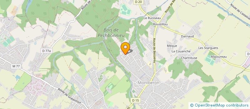 localisation de l'entreprise CHICH à FONBEAUZARD