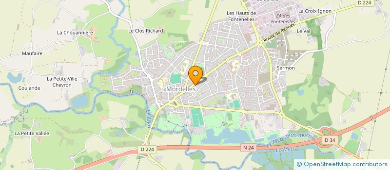 localisation de l'entreprise CHICH KEBAB  MORDELLES