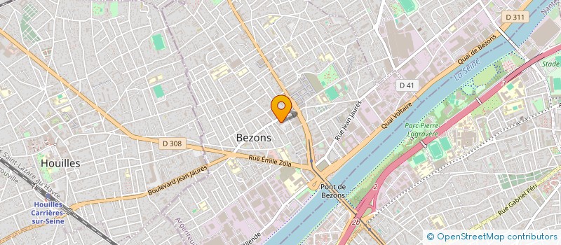 localisation de l'entreprise CHICHA PINK à BEZONS