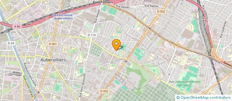 localisation de l'entreprise CHICHCO à AUBERVILLIERS