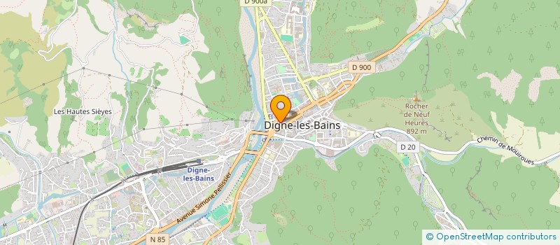 localisation de l'entreprise CHICHE! à DIGNE-LES-BAINS