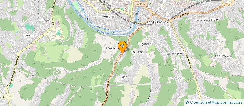 localisation de l'entreprise CHICHE  COULOUNIEIX-CHAMIERS