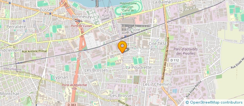 localisation de l'entreprise CHICHE KEBAB à VILLEURBANNE