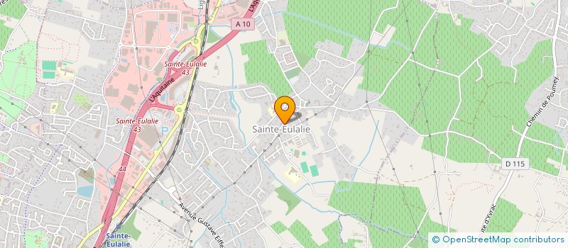 localisation de l'entreprise CHICHE NETTOYAGE à SAINTE-EULALIE