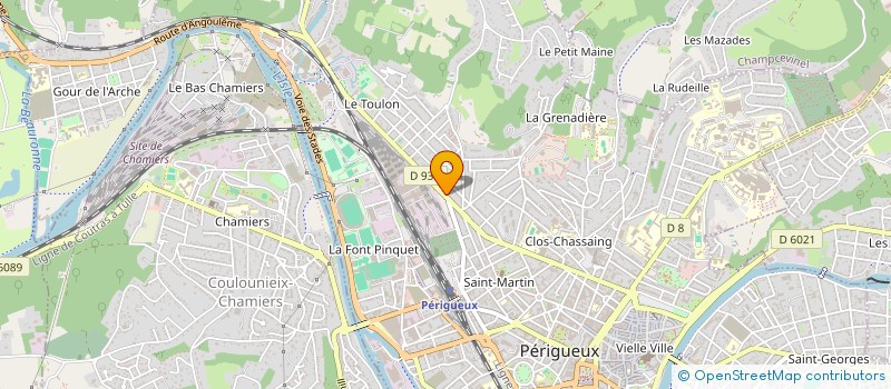 localisation de l'entreprise CHICHEN ITZA  PERIGUEUX