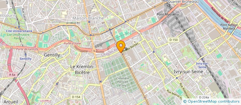 localisation de l'entreprise CHICHI BAR  IVRY-SUR-SEINE