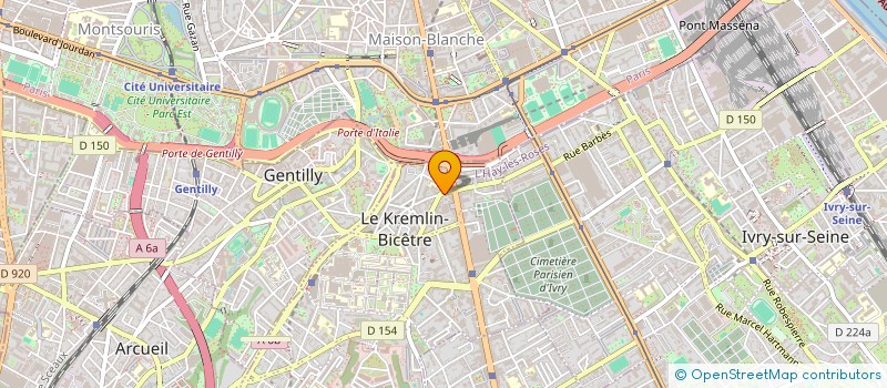 localisation de l'entreprise CHICHKHANE  LE KREMLIN-BICETRE