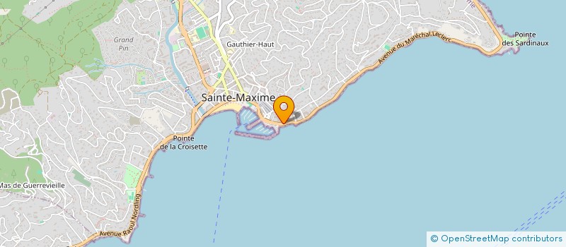 localisation de l'entreprise CHICHOU 88 à SAINTE-MAXIME