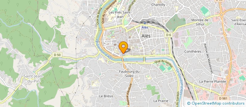 localisation de l'entreprise CHICHOUBO à ALES