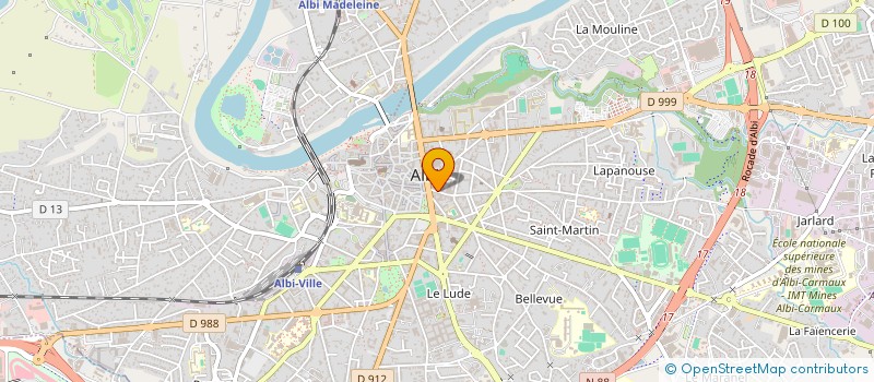 localisation de l'entreprise CHICK BD à ALBI