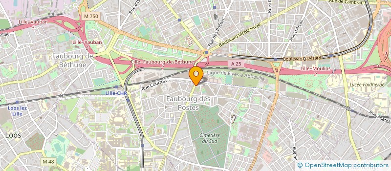 localisation de l'entreprise CHICK'N DELICE à LILLE
