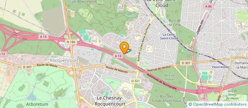 localisation de l'entreprise CHICK N GO  LA CELLE-SAINT-CLOUD