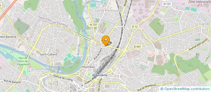 localisation de l'entreprise CHICK'N'IT à ANGOULEME