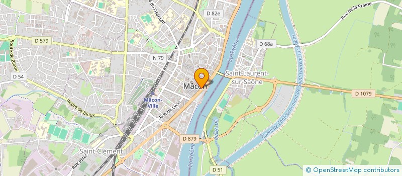 localisation de l'entreprise CHICKEN à MACON