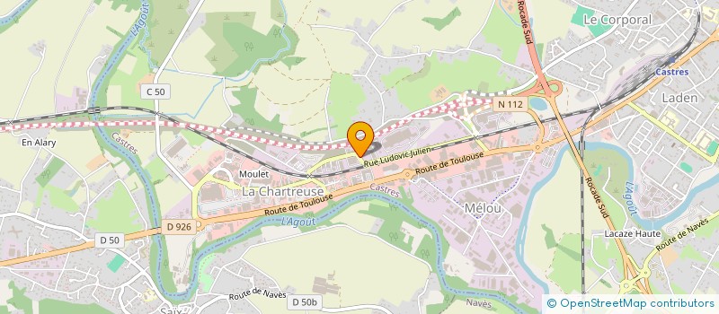 localisation de l'entreprise CHICKEN BEN'S TARN  CASTRES