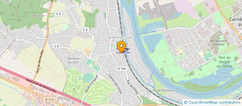 localisation de l'entreprise CHICKEN BUS à VILLENNES-SUR-SEINE