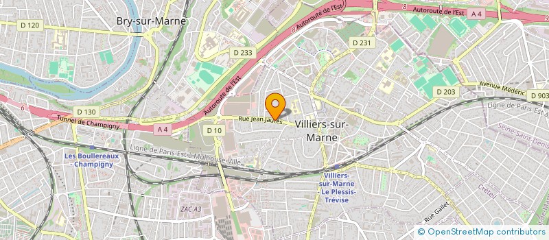 localisation de l'entreprise CHICKEN DELICE à VILLIERS-SUR-MARNE