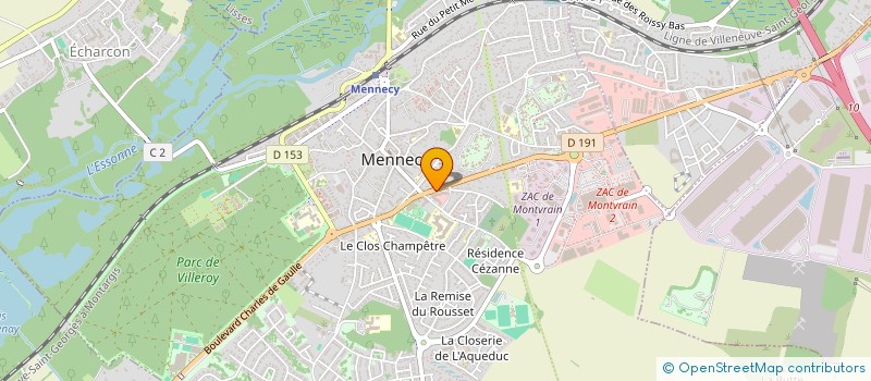 localisation de l'entreprise CHICKEN DORE MENNECY  MENNECY