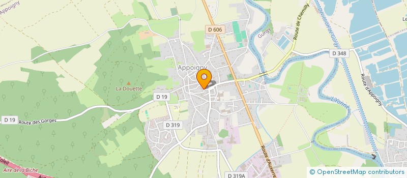 localisation de l'entreprise CHICKEN-FRAIS  APPOIGNY