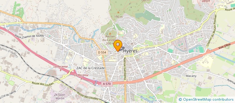 localisation de l'entreprise CHICKEN FRY'S HYERES à HYERES