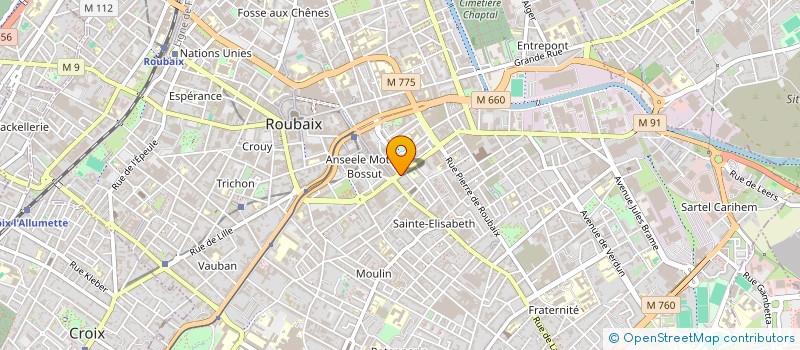 localisation de l'entreprise CHICKEN GO  ROUBAIX