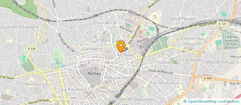 localisation de l'entreprise CHICKEN HOUSE  NIMES