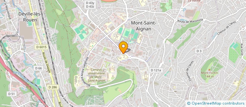 localisation de l'entreprise CHICKEN HOUSE  MONT-SAINT-AIGNAN