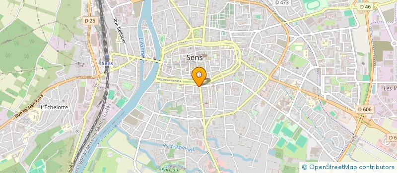 localisation de l'entreprise CHICKEN KING  SENS