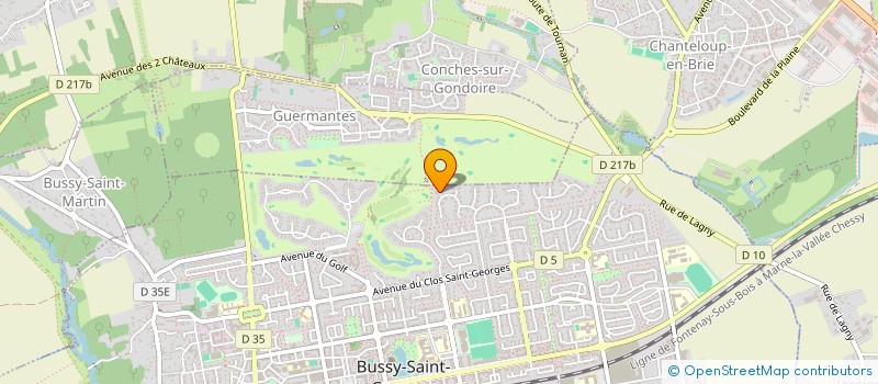 localisation de l'entreprise CHICKEN LAB  BUSSY-SAINT-GEORGES