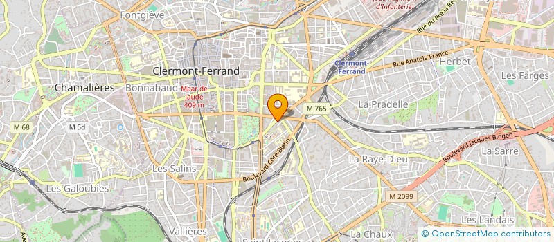 localisation de l'entreprise CHICKEN LAND  CLERMONT-FERRAND