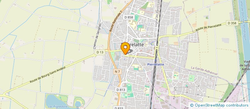 localisation de l'entreprise CHICKEN N'YOU  PIERRELATTE