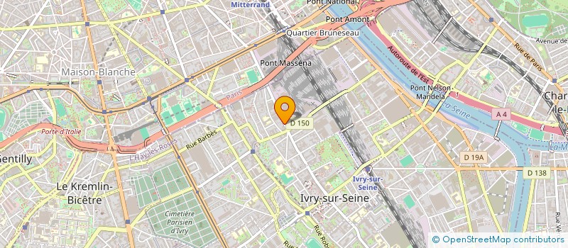 localisation de l'entreprise CHICKEN PLACE  IVRY-SUR-SEINE